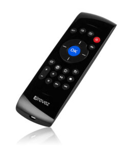 Revez Wireless Airmouse with Keyboard + Rechargable Battery + TV Learning (AM3)